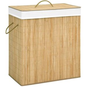 Bamboo Laundry Basket 100 l - Hommoo