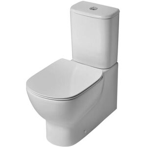 Tesi Back to Wall Close Coupled Toilet with 4/2.6 Litre Cistern - Standard Seat - Ideal Standard