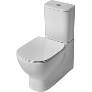 Tesi Back to Wall Close Coupled Toilet with 6/4 Litre Cistern - Standard Seat - Ideal Standard