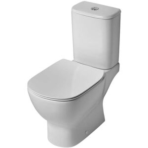 Tesi Close Coupled Toilet with 4/2.6 Litre Cistern - Slim Soft Close Seat and Cover - Ideal Standard