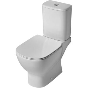 Tesi Close Coupled Toilet with 6/4 Litre Cistern - Slim Soft Close Seat and Cover - Ideal Standard