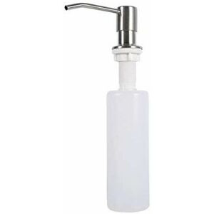 Hoopzi - Kitchen Sink Soap Dispenser, Liquid Wash Pump, Integrated Large Capacity Design, Top Refill, Brushed Nickel