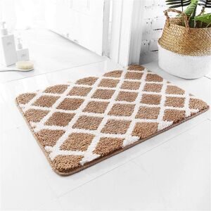 Chenille Bath Mat, Soft, Shaggy, Non-slip, Highly Absorbent, Thick, Machine Washable, Blue - Langray