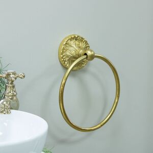 MELODY MAISON Luxe Gold Ring Towel Holder - Gold