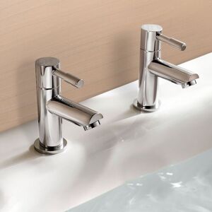 NES HOME Twin Basin Taps Chrome