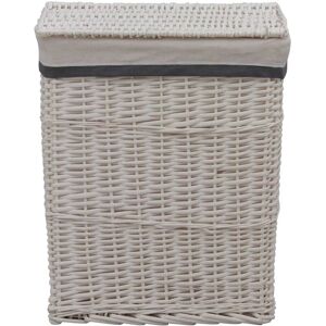 BERKFIELD HOME Mayfair Laundry Basket White Willow