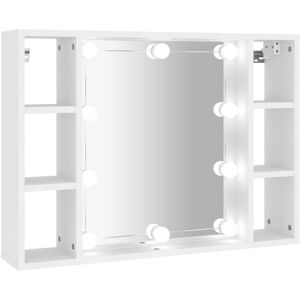 Berkfield Home - Mayfair Mirror Cabinet with led White 76x15x55 cm