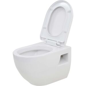 Berkfield Home - Mayfair Wall-Hung Toilet Ceramic White