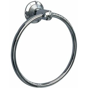 Miller Metro Chrome Finish Towel Ring - Chrome/Satin Chrome - 6305C-S - Chrome