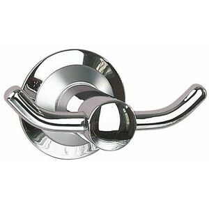 Metro Double Robe Hook - Chrome/Satin Chrome - 6323C-S - Chrome - Miller