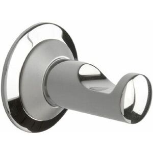 Metro Single Robe Hook - Chrome/Satin Chrome - 6311C-S - Chrome - Miller