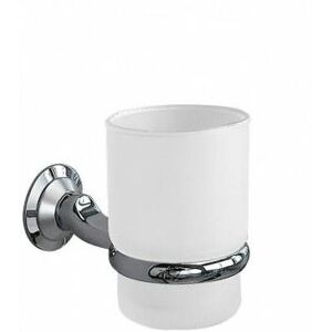 Miller - Metro Wall Mounted Glass Tumbler Holder - Chrome/Satin Chrome - 6303C-S - Chrome