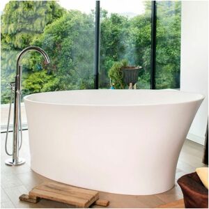 BC Designs DELICATA Cian Solid Surface Freestanding Bath 1520mm x 715mm