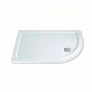 Elements Offset Quadrant Shower Tray with Waste 1000mm x 800mm Right Handed - MX