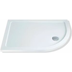 Elements Offset Quadrant Shower Tray with Waste 1200mm x 760mm Right Handed - MX