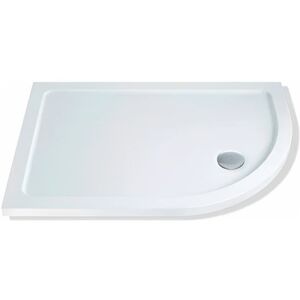 Elements Offset Quadrant Shower Tray with Waste 1200mm x 800mm Right Handed - MX