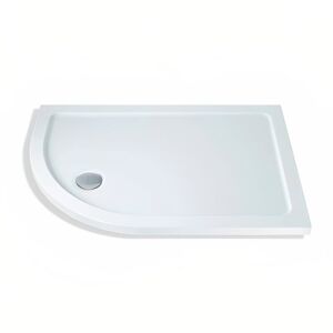 Elements Offset Quadrant Shower Tray with Waste 900mm x 800mm Left Handed - MX