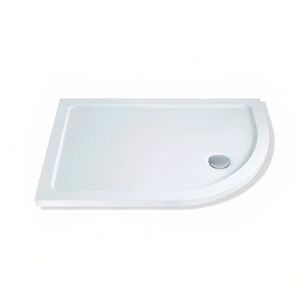 Elements Offset Quadrant Shower Tray with Waste 1000mm x 760mm Right Handed - MX