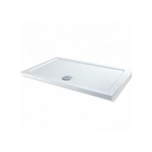 Elements Rectangular Shower Tray with Waste 1100mm x 700mm Flat Top - MX