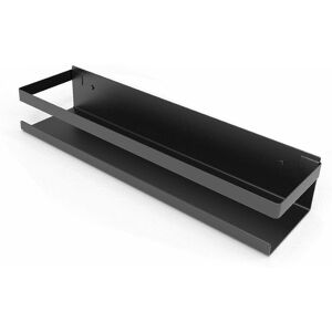 No Drilling Shower Shelf, SUS304 Stainless Steel Bathroom Shelf, Matte Black - 30cm - Alwaysh