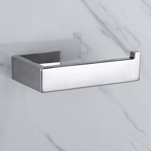 Mumu - No drilling toilet paper holder, 304 chrome stainless steel, drilling