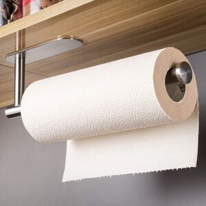 Self-Adhesive Kitchen Roll Holder - No Drilling - Stainless Steel - Silver - Norcks