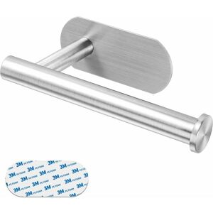 Norcks - Toilet Roll Holder Self Adhesive -3M Toilet Paper Holder Stainless Steel,No Drilling Required, Strong Adhesiveness and Waterproof - Silver