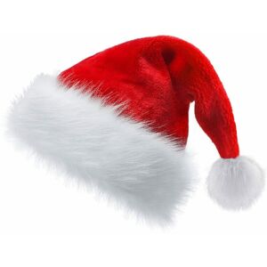 Other decoration for Christmas，Santa hat, Christmas hat, Christmas hat for adults, unisex Santa hat for party supplies--w:32h：42cm-DENUOTOP