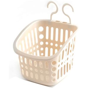 PESCE Plastic Hanging Shower Caddy Basket,Connecting Organizer Storage Basket,with Hook style1