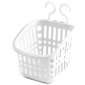 PESCE Plastic Hanging Shower Caddy Basket,Connecting Organizer Storage Basket,with Hook style2