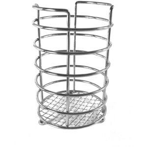 Premier Housewares Multi Purpose Deep Caddy Silver Small Storage Baskets Hanging Organiser Chrome Bathroom / Kitchen Caddies For Organised Home 11 x