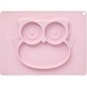 Premier Housewares - Suction Plate Baby Pink Baby Suction Plate Owl Design Suction Plates For Babies With Hanging Loop Scratch Resistant Baby Plate