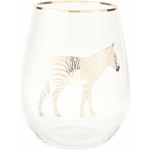 Premier Housewares - Zebra Stemless Wine Glass