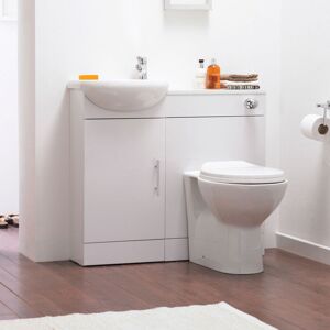 Sienna Combination Furniture Pack With wc Unit 500mm without Tap - Nuie