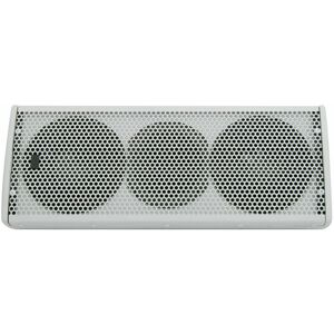 LOOPS Premium White 320W Multi Angle Dual Sub Speakers Wall Mount Enclosure Cabinet