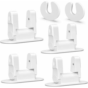 Denuotop - Door and Window Blockers Baby Door Lock Safety Window Block Children Anti-Lock 4 Door Locks and 2 Door Clamps for Baby Pets