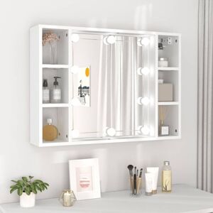 Mirror Cabinet with led White 76x15x55 cm - Royalton