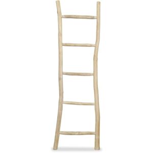 BERKFIELD HOME Royalton Towel Ladder with 5 Rungs Teak 45x150 cm Natural
