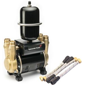 SALAMANDER PUMPS Salamander ctforce 15TU 1.5 Bar Brass Twin Impeller Shower Pump Negative Head