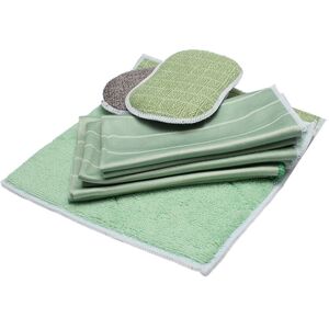 Set of 6 Bamboo Microfiber Cloth for Windows Mirrors Tiles Body Microfiber Bamboo Glass Household Bathroom Denuotop