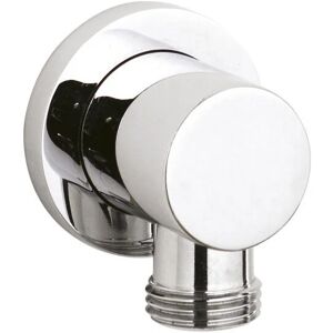 BALTERLEY Shower Accessories Round Minimalist Outlet Elbow - Chrome - Chrome