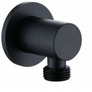 CLIFTON SHOWER ACCESSORIES Shower Round Outlet Elbow - Matt Black - (sea)