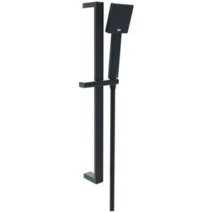 CLIFTON SHOWER ACCESSORIES Shower Square Slide Rail Kit - Matt Black (marina)