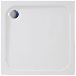 Deluxe Square Shower Tray with Waste 800mm x 800mm - White - Signature