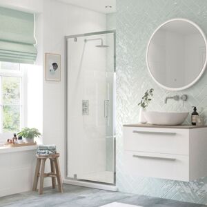 Inca Pivot Shower Door 800mm Wide - 6mm Glass - Signature