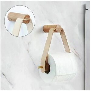 Neige - Snow Wooden Roll Holder Storage Toilet Paper Dispenser Box Holder Bathroom Accessories - White