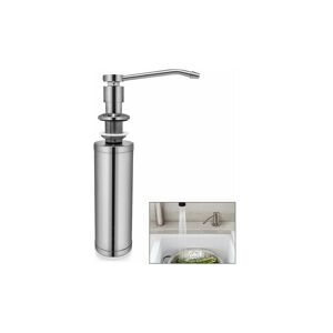 ORCHIDÉE Soap Dispenser for Kitchen Sink, 300 ML Integrated Soap Dispenser, for Kitchen or Bathroom, 201 Stainless Steel.