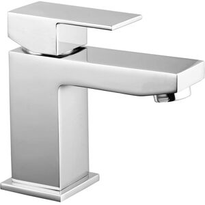 NRG Square Basin Sink Mixer Tap Modern Chrome Bathroom Faucet