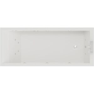 Summit 1800mm x 800mm 12 Jet Chrome V-Tec Single Ended Whirlpool Bath - White - Wholesale Domestic