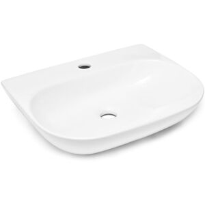 Brevis Wall hung washbasin with tap hole, 50x38,5x12cm (SATBRE5038R) - Swiss Aqua Technologies